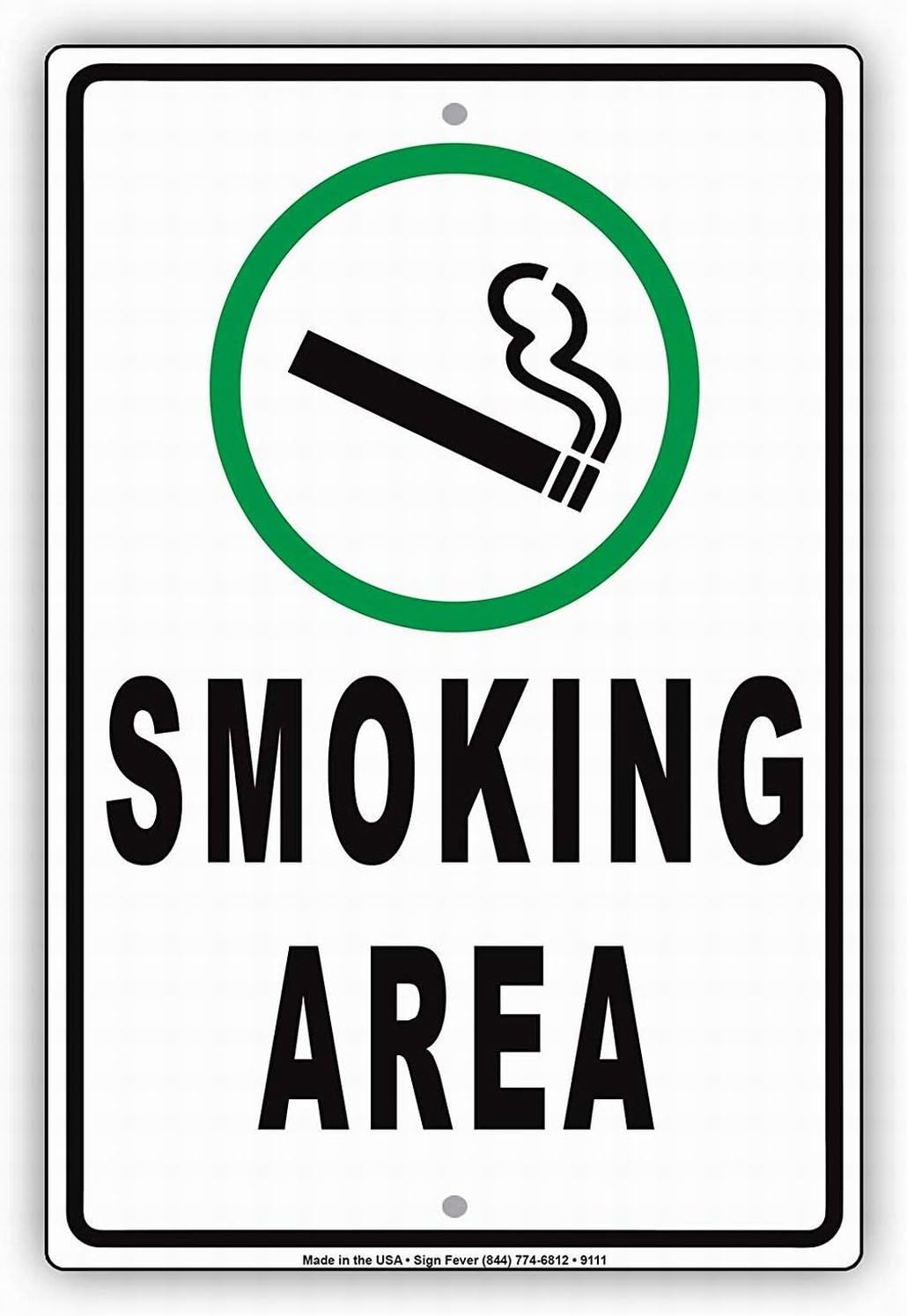 Vaping Store - 安全標識 この地域では喫煙・電子タバコ使用が許可されています 指定された場所限定 ビジネスストア専用 ウォールアート 警告注意標識