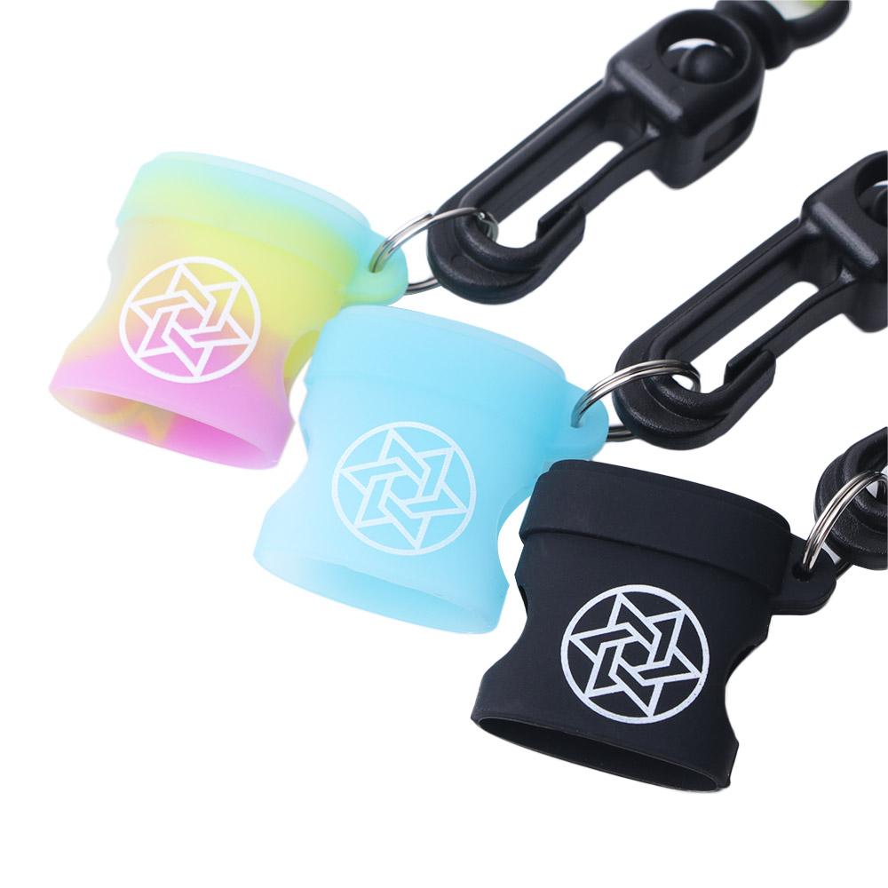 Vape Ring - Uwell G用ベイプアトマイザー、滑り止め・落下防止EICGランヤード、ベイプネックレス、EICGハンギングリング、シリコンリングランヤード