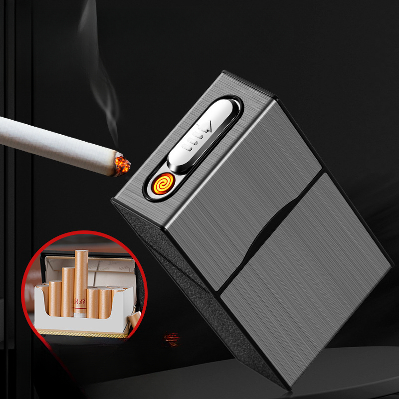 Accessories For Vaping - 2 で 1 20 シガレットケースライターケース USB