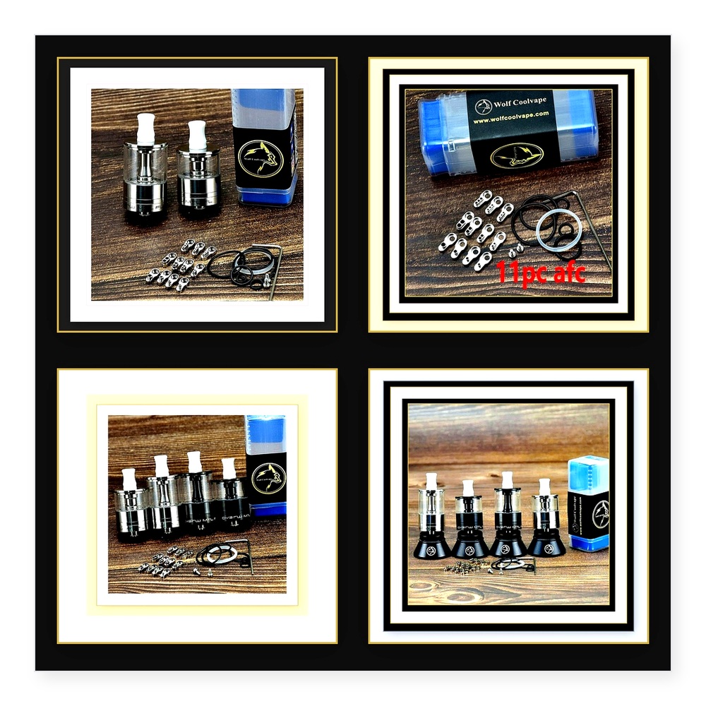 Vape Coil Replacement - Dvarw MTL FL RTA 24mm リビルド可能なアトマイザー、3.5ml/6ml