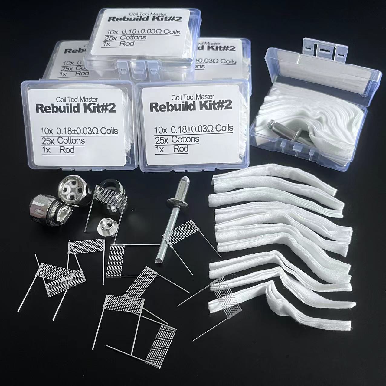 Coil Building Kit - GT リビルドメッシュコイルキット DIY 交換コア Sky Solo