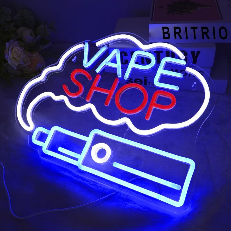 LEDネオンサイン,タバコ店,窓ディスプレイ,ガレージ,男の - Vaping Store のレビューと価格