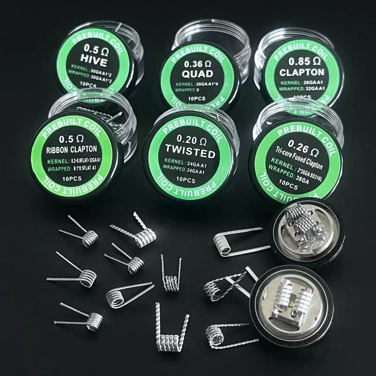 50 個/30 個/20 個/10 個 DL RDL 溶融ク - Clapton Wire Pre Built のレビューと価格