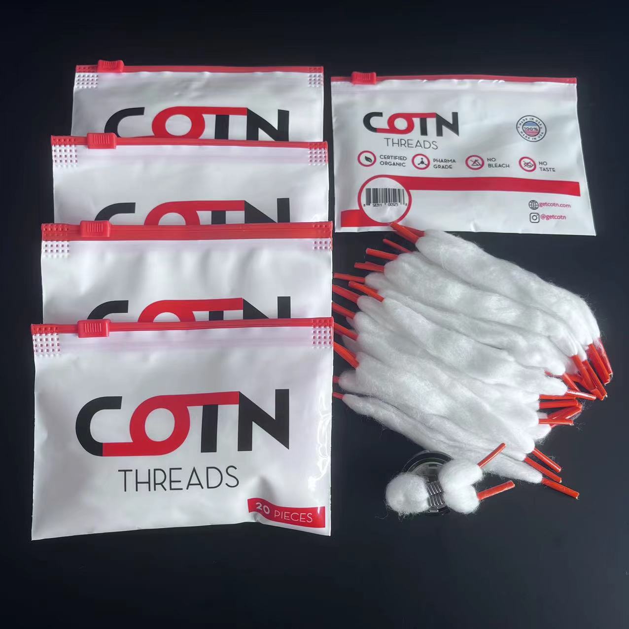 100/60/20 個事前構築ワイヤーコイルスレッドオーガニ - Cotton Wick Organic のレビューと価格