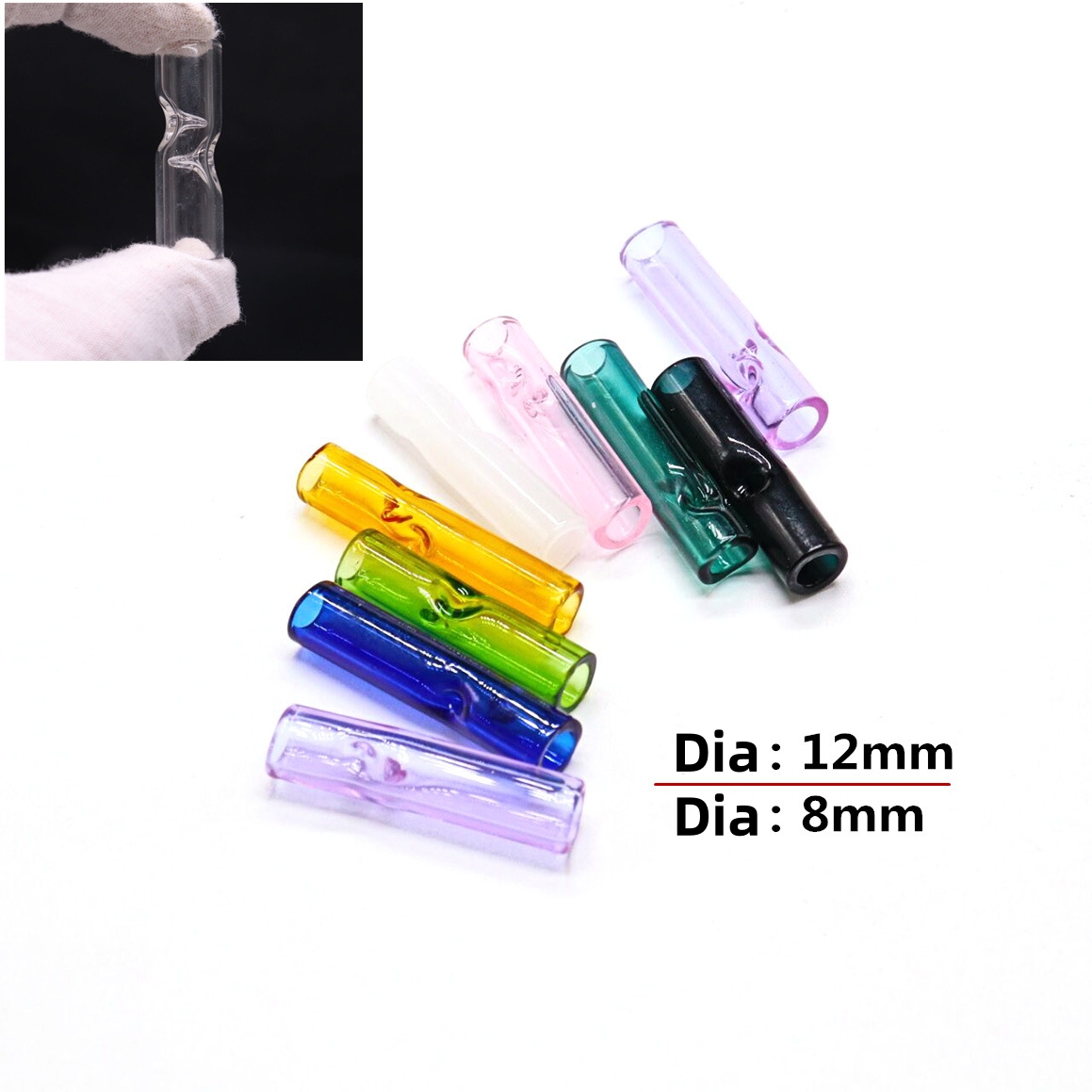 4 個丸口ガラスタバコローリングフィルター煙タバコホルダーポ - Accessories For Vaping のレビューと価格