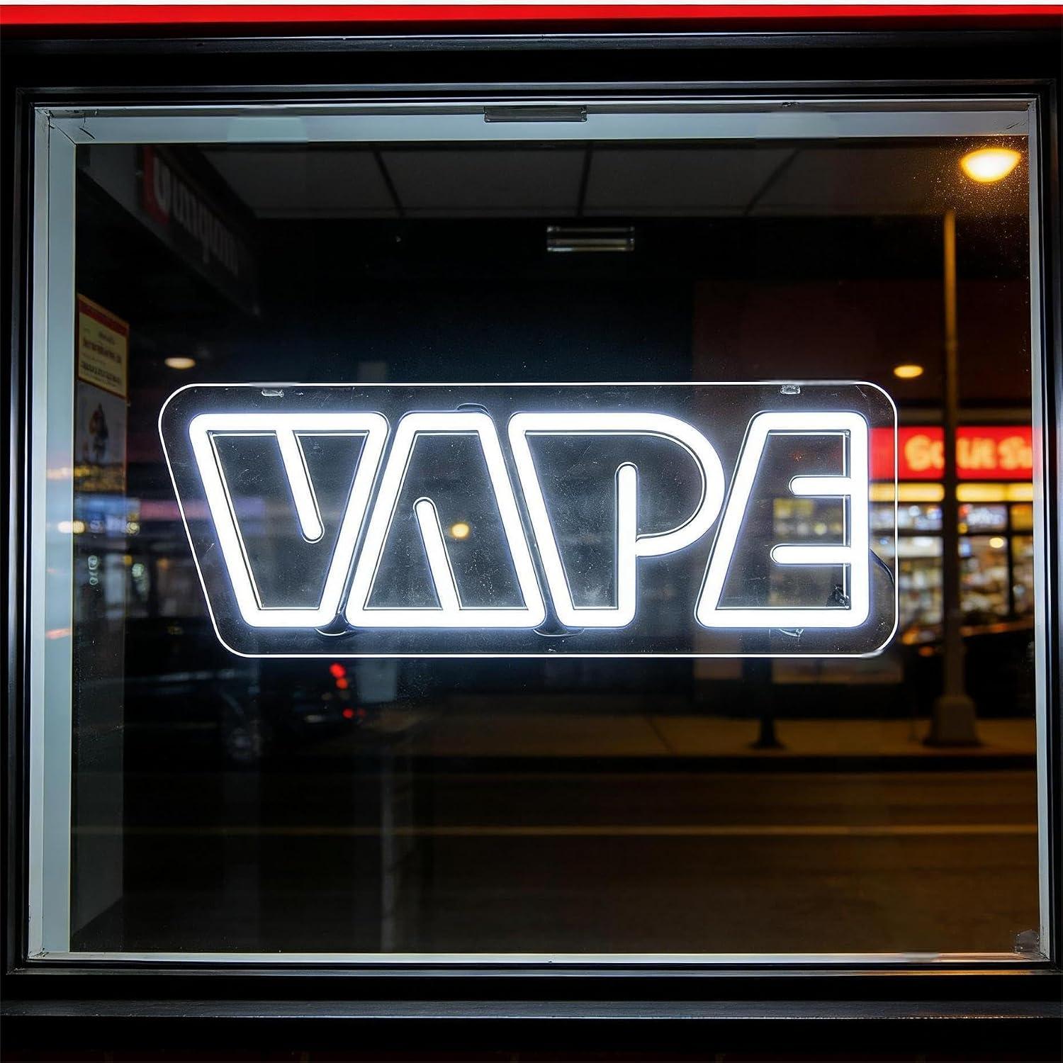 VAPE ネオンサイン USB 調光可能な LED ライト  - Vaping Store のレビューと価格