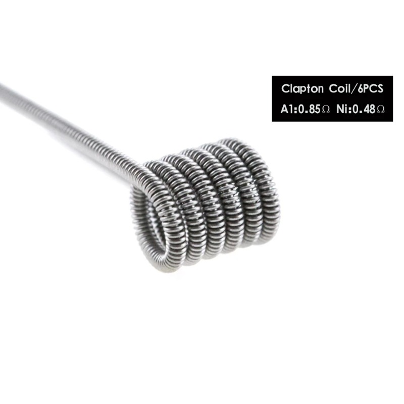 48個セット 8 in 1 プレビルトコイル クラプトンコイ - Clapton Wire Pre Built のレビューと価格