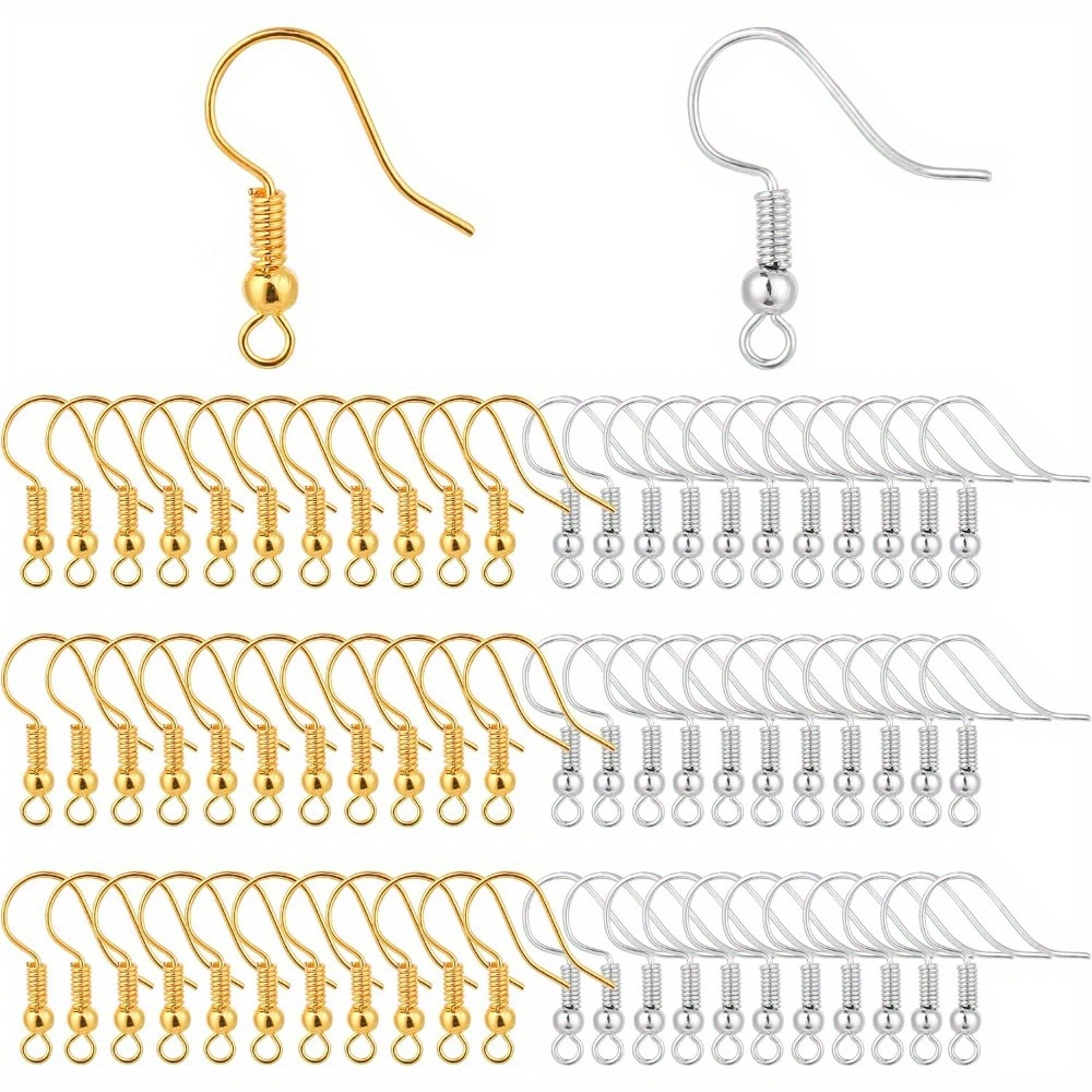 200個入りイヤリングフック、フィッシュフックイヤワイヤー、 - Coil Building Kit のレビューと価格