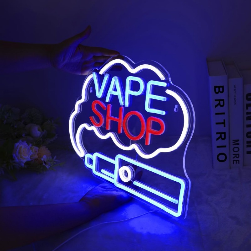 LED VAPE ショップスモークネオンサイン葉巻店ウィンド - Vaping Store のレビューと価格